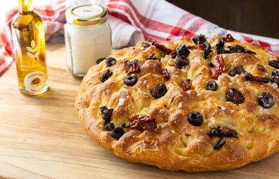 Focaccia Bread with Tuscan Herb Olive Oil