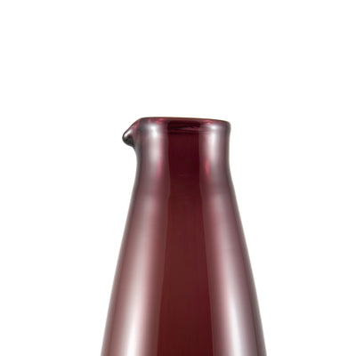 Violet Handblown Glass Carafe