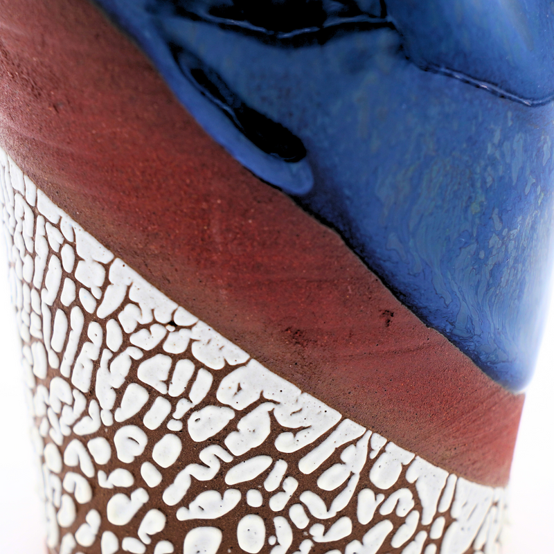 Cobalt Blue Ceramic Cruet by Lilach Lotan