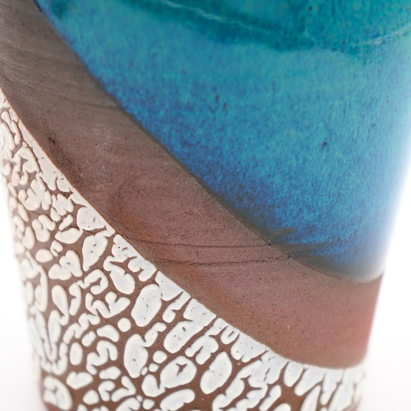 Teal Ceramic Cruet by Lilach Lotan