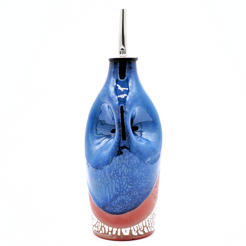 Cobalt Blue Ceramic Cruet by Lilach Lotan