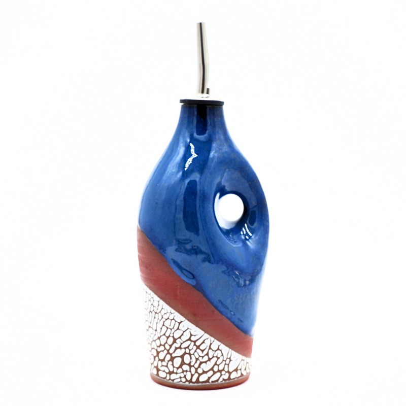 Cobalt Blue Ceramic Cruet by Lilach Lotan