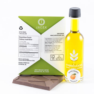 Blood Orange Dark Chocolate Bar - JACEK Chocolate Collaboration