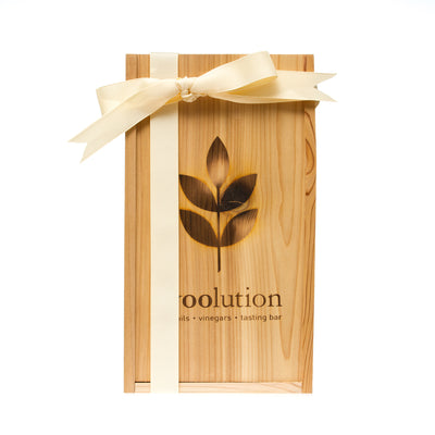 Evoolution Two Bottle Custom Cedar Gift Box